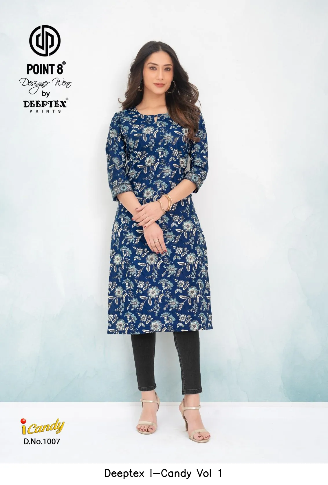 Deeptex I-Candy Vol 1 — Wholesale Kurtis, Deeptex Prints wholesale from Surat — view 3
