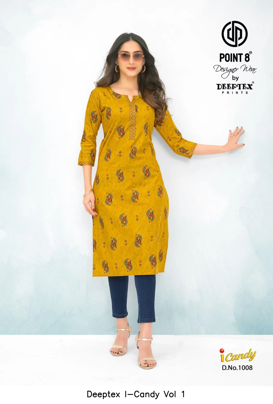 Deeptex I-Candy Vol 1 — Wholesale Kurtis, Deeptex Prints wholesale from Surat — view 4