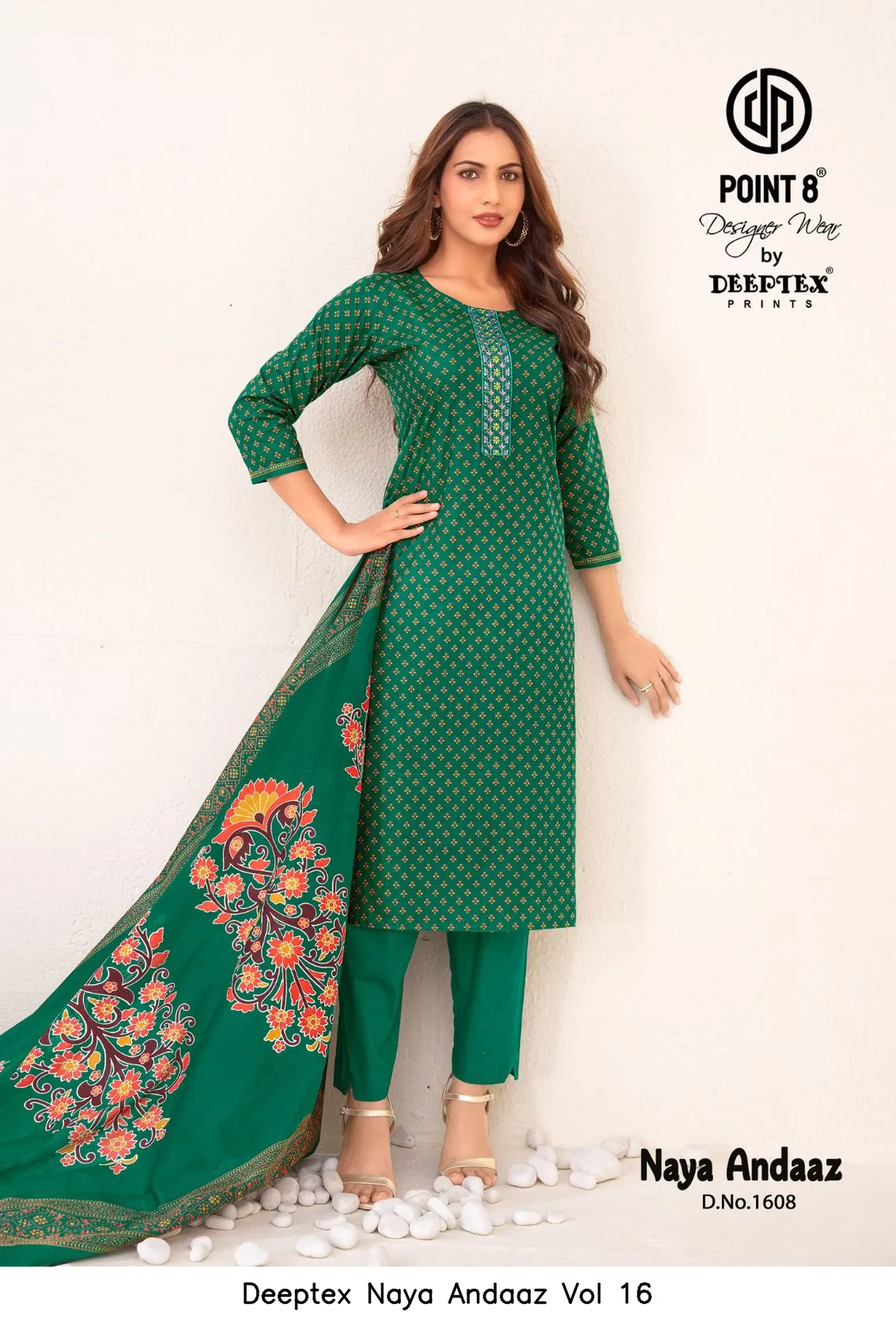 Deeptex Naya Andaaz Vol 16 — Unstitched Suits, Deeptex Prints wholesale from Surat - Gallery Image 5
