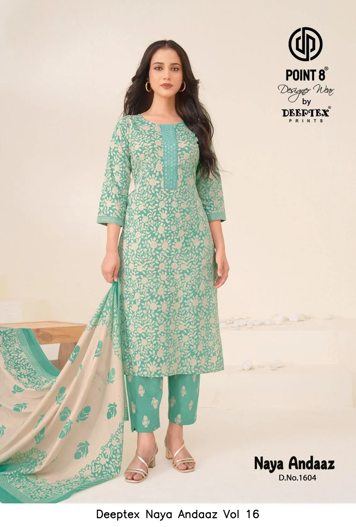Deeptex Naya Andaaz Vol 16 — Unstitched Suits, Deeptex Prints wholesale from Surat - Gallery Image 6