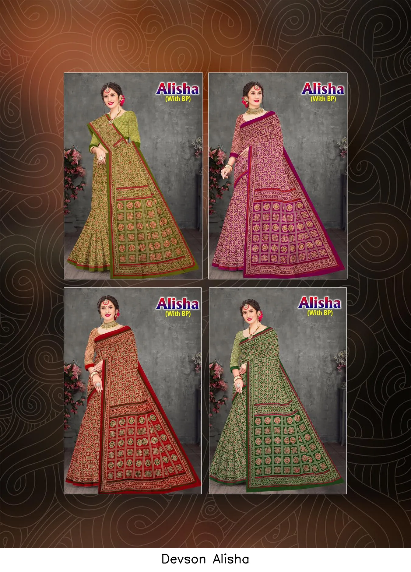 Devson Alisha — Cotton Sarees Wholesale, Devson wholesale from Surat — view 6