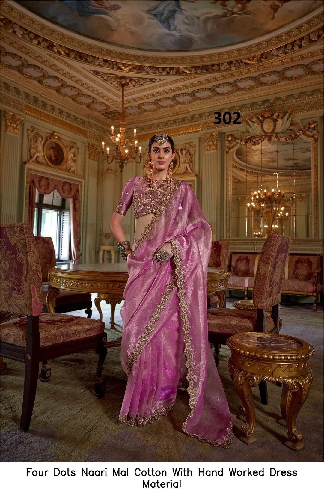 Kalakaand Gulkari 1 Soft Tissue Embrodiery Work Designer Saree Catalog — Wholesale Sarees, Vardan Ethnic wholesale from Surat — view 4