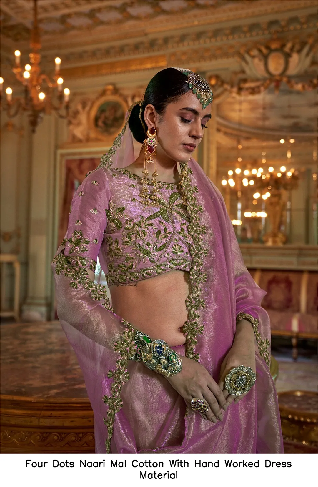 Kalakaand Gulkari 1 Soft Tissue Embrodiery Work Designer Saree Catalog — Wholesale Sarees, Vardan Ethnic wholesale from Surat — view 2