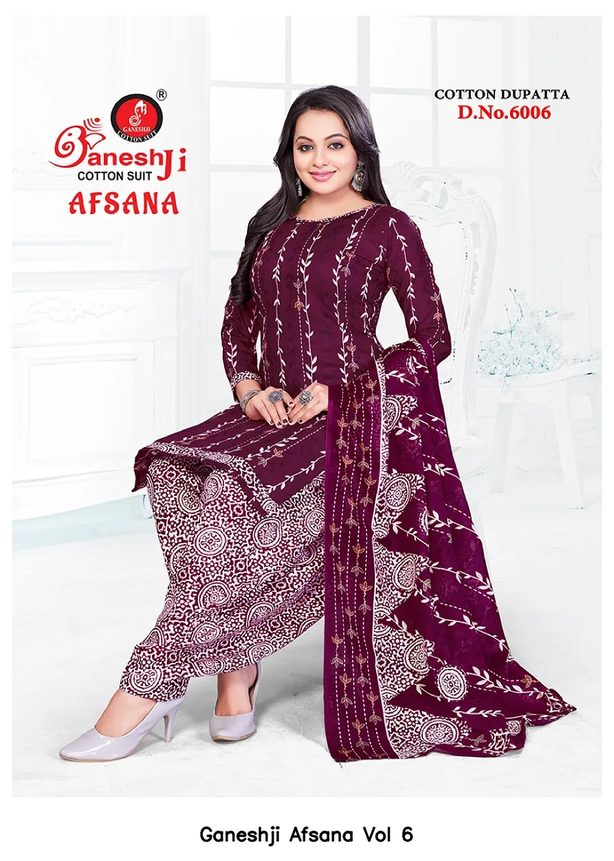 Ganeshji Afsana Vol 6 — Wholesale Dress Material, Ganeshji wholesale from Surat — view 11