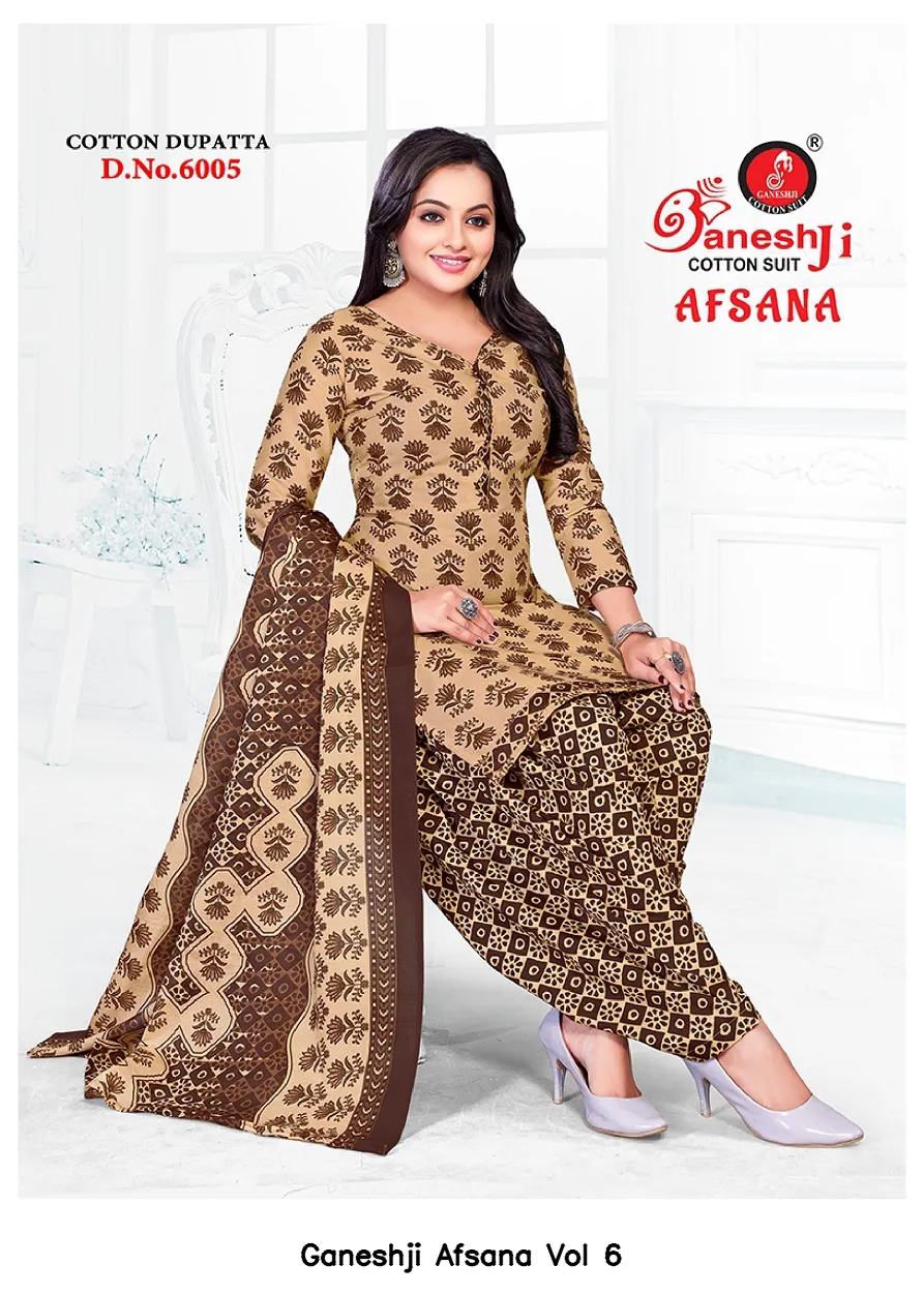Ganeshji Afsana Vol 6 — Wholesale Dress Material, Ganeshji wholesale from Surat — view 5