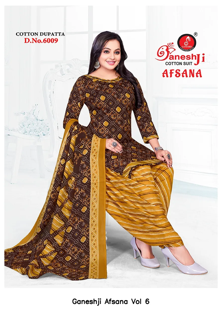 Ganeshji Afsana Vol 6 — Wholesale Dress Material, Ganeshji wholesale from Surat — view 6