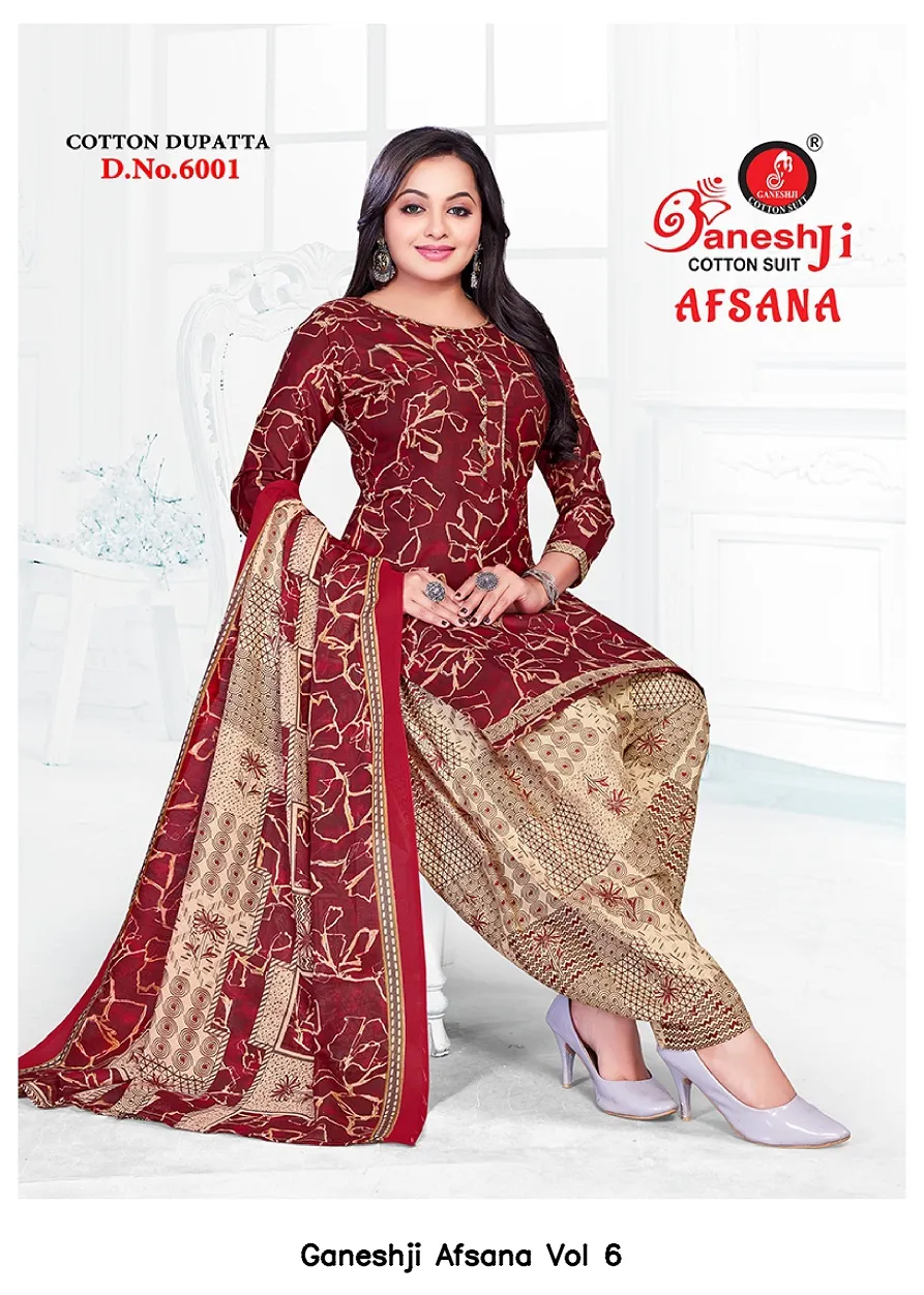 Ganeshji Afsana Vol 6 — Wholesale Dress Material, Ganeshji wholesale from Surat — view 9