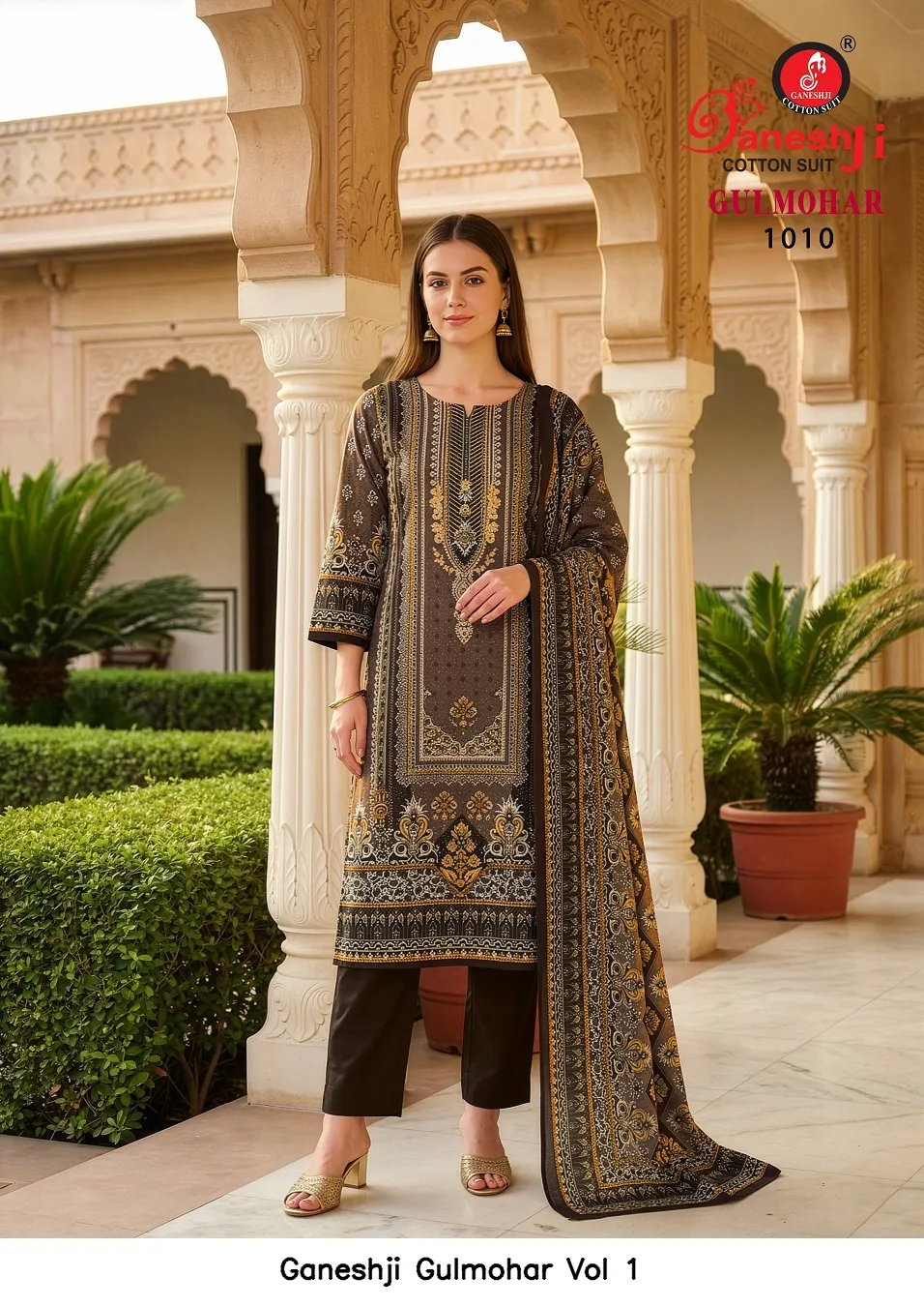 Ganeshji Gulmohar Vol 1 — Wholesale Dress Material, Ganeshji wholesale from Surat — view 12