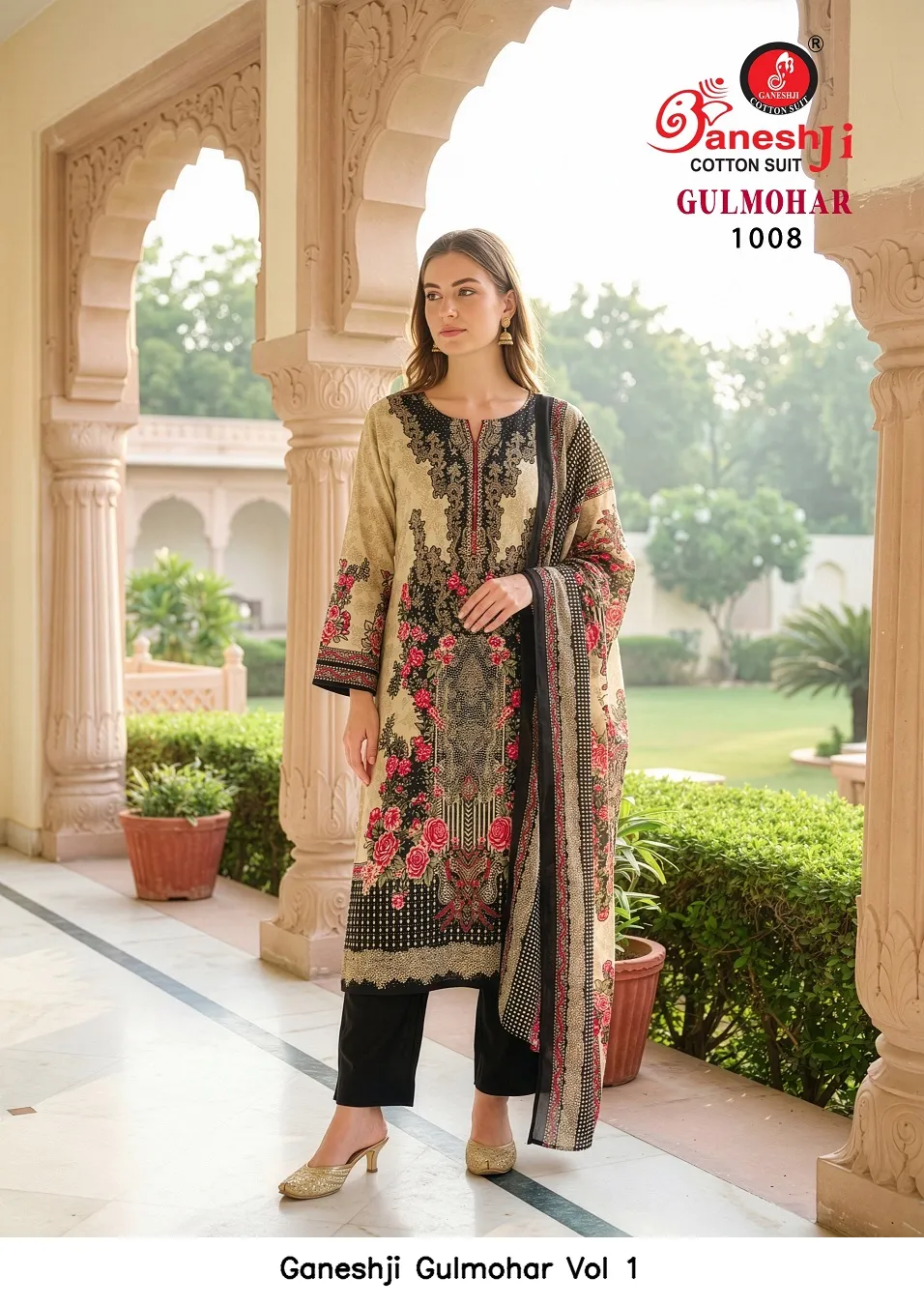 Ganeshji Gulmohar Vol 1 — Wholesale Dress Material, Ganeshji wholesale from Surat — view 7