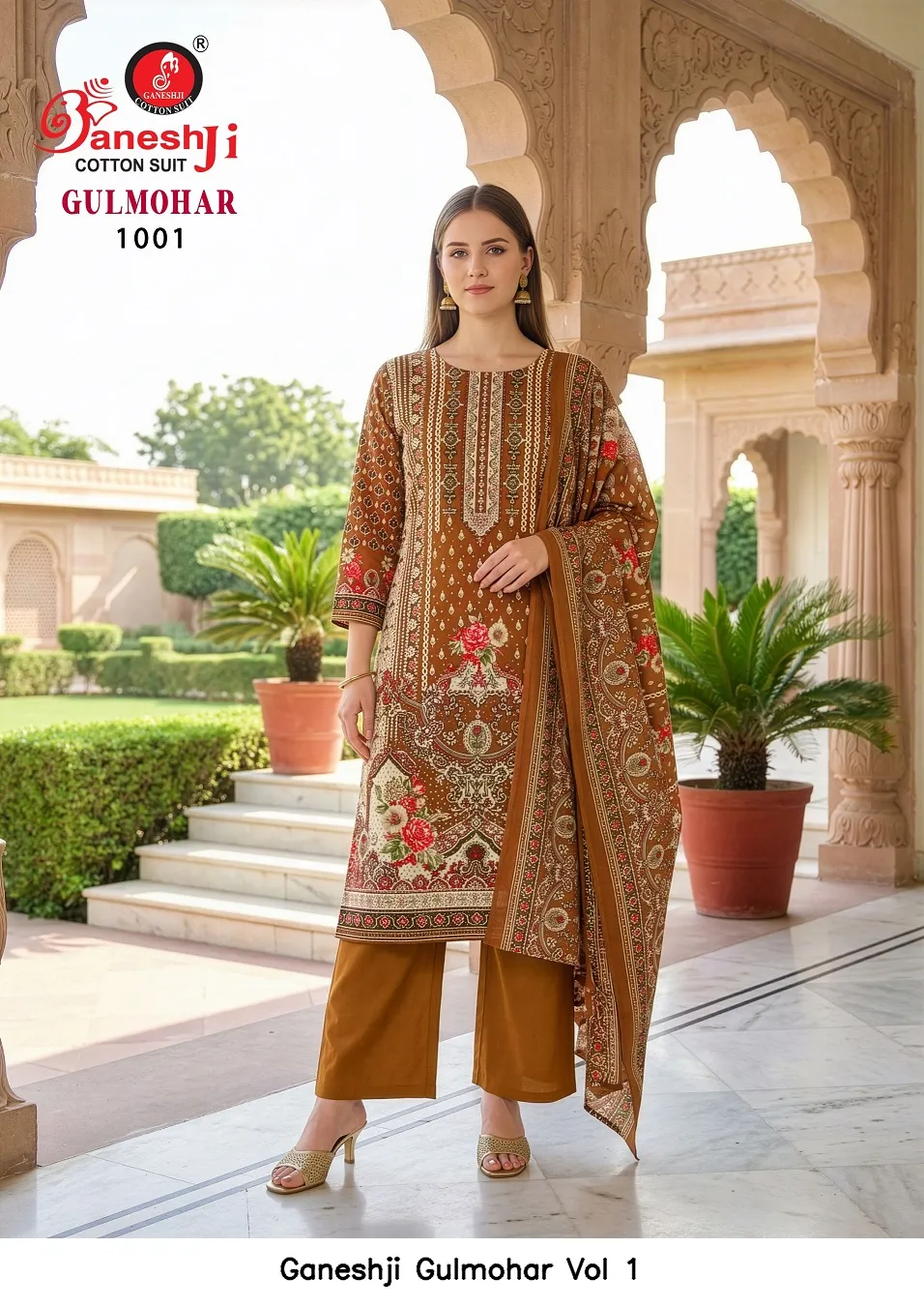 Ganeshji Gulmohar Vol 1 — Wholesale Dress Material, Ganeshji wholesale from Surat — view 9
