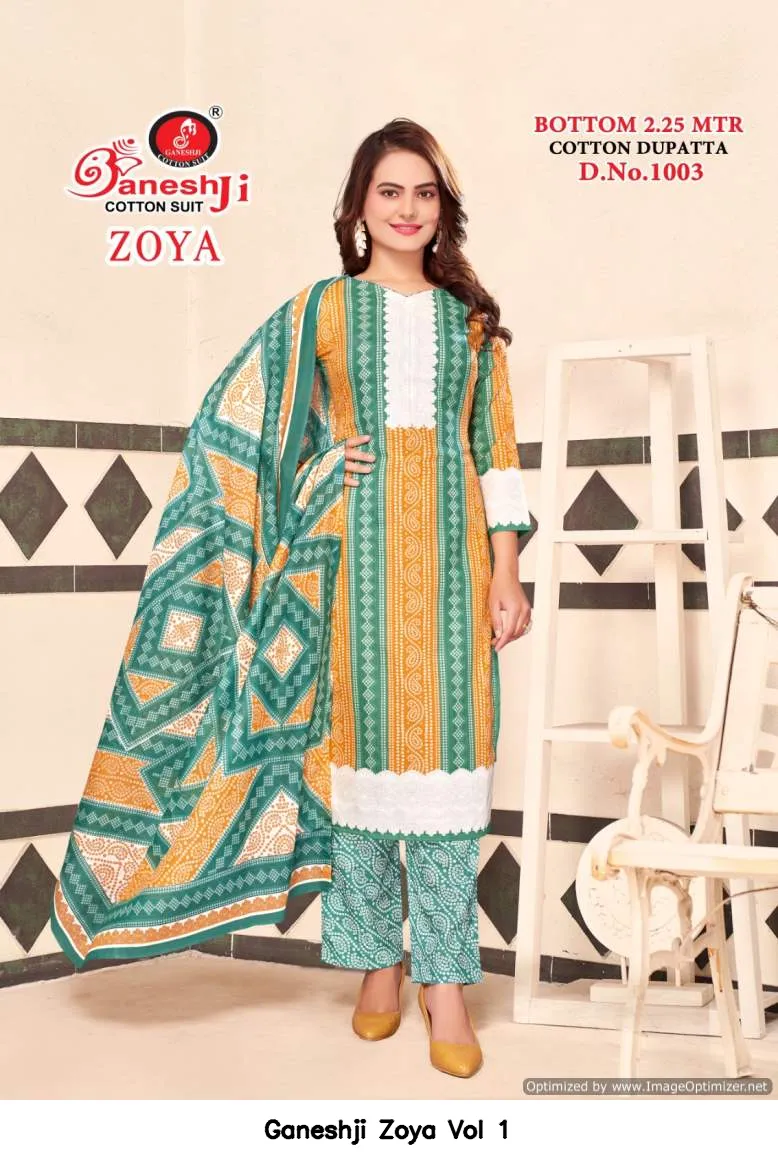 Ganeshji Zoya Vol 1 — Wholesale Dress Material, Ganeshji wholesale from Surat — view 10