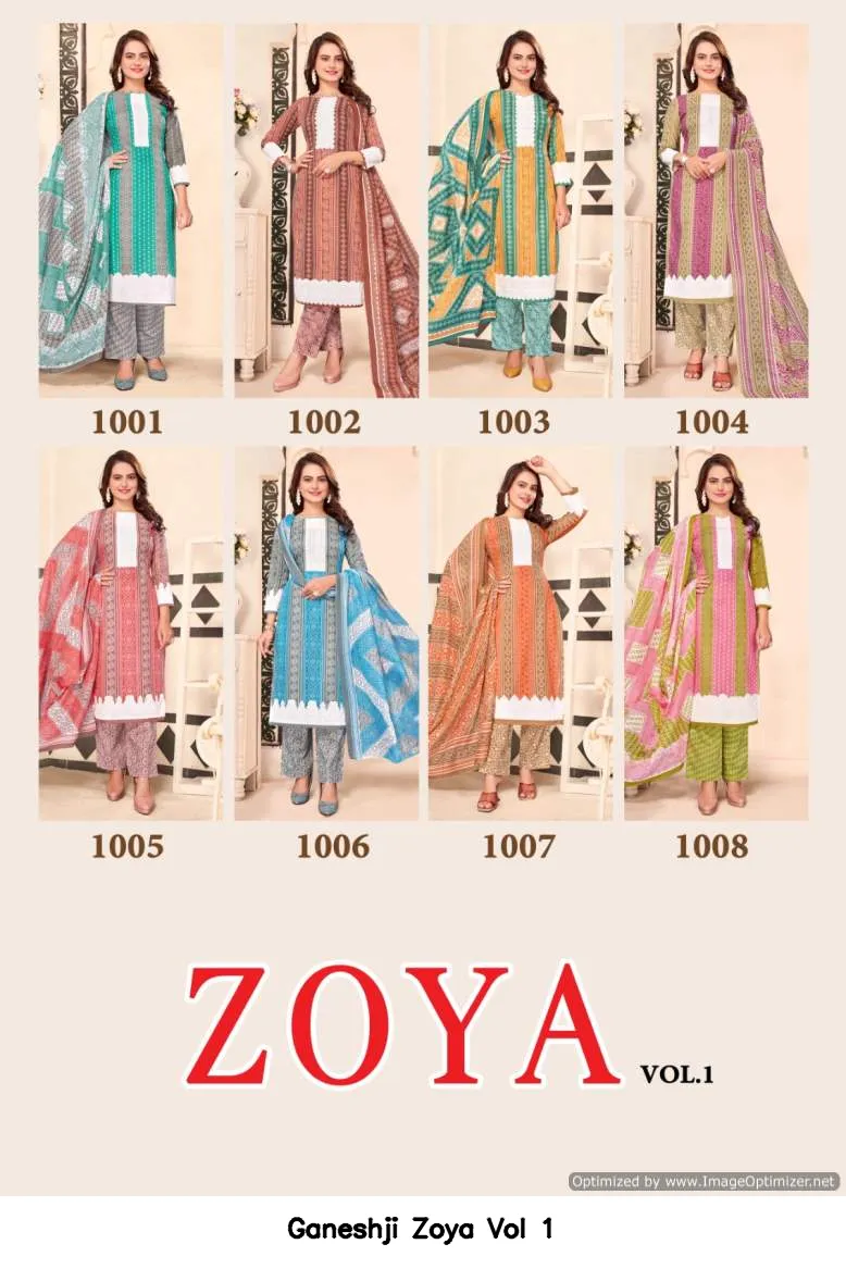 Ganeshji Zoya Vol 1 — Wholesale Dress Material, Ganeshji wholesale from Surat — view 12