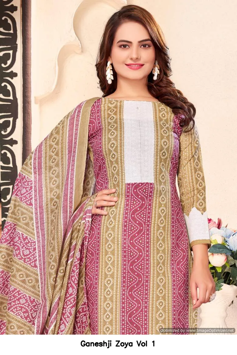Ganeshji Zoya Vol 1 — Wholesale Dress Material, Ganeshji wholesale from Surat — view 13