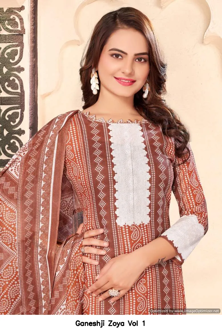Ganeshji Zoya Vol 1 — Wholesale Dress Material, Ganeshji wholesale from Surat — view 3
