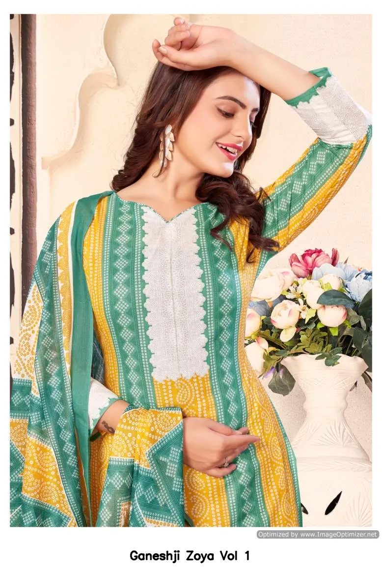 Ganeshji Zoya Vol 1 — Wholesale Dress Material, Ganeshji wholesale from Surat — view 4
