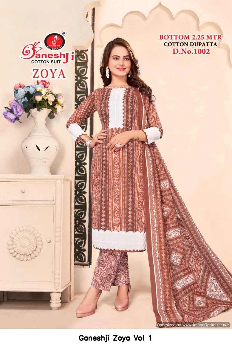 Ganeshji Zoya Vol 1 — Wholesale Dress Material, Ganeshji wholesale from Surat — view 5