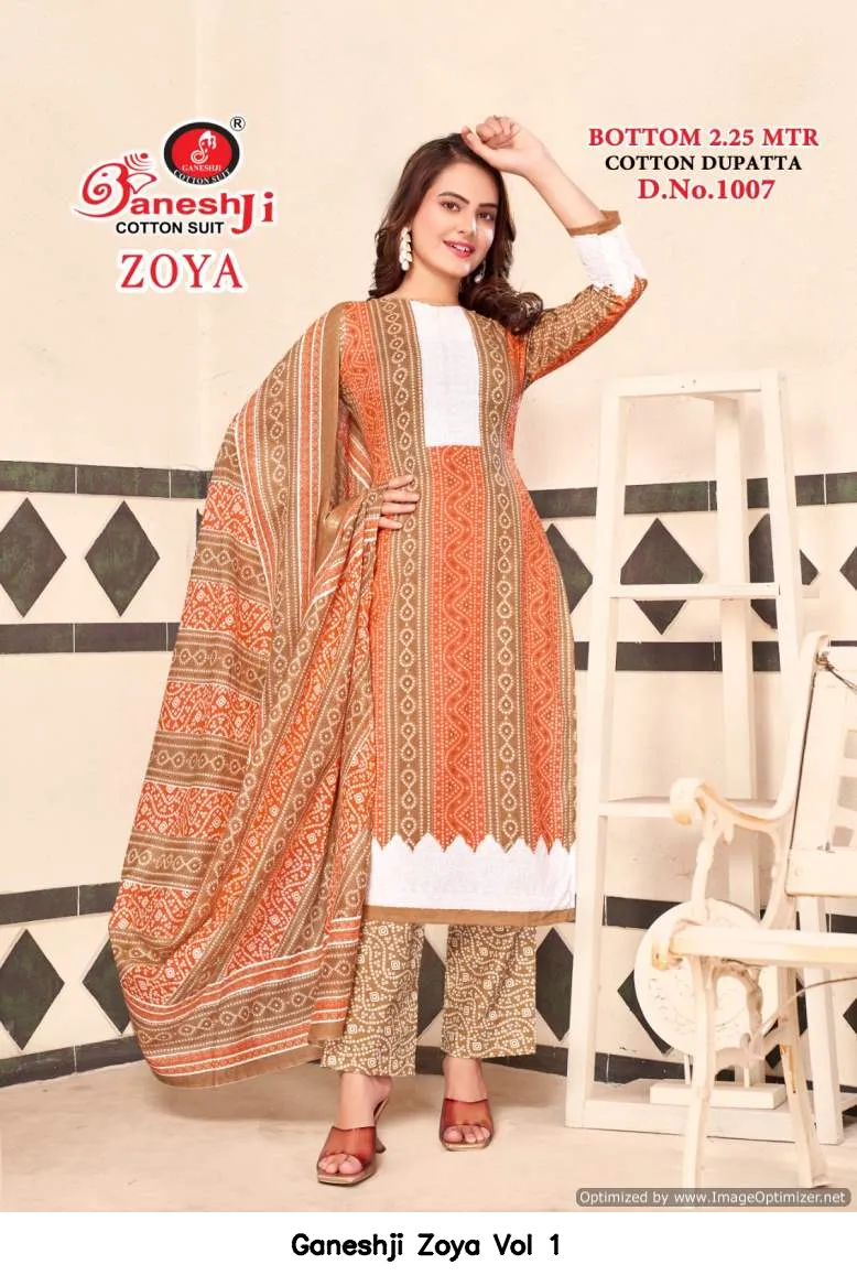 Ganeshji Zoya Vol 1 — Wholesale Dress Material, Ganeshji wholesale from Surat — view 6
