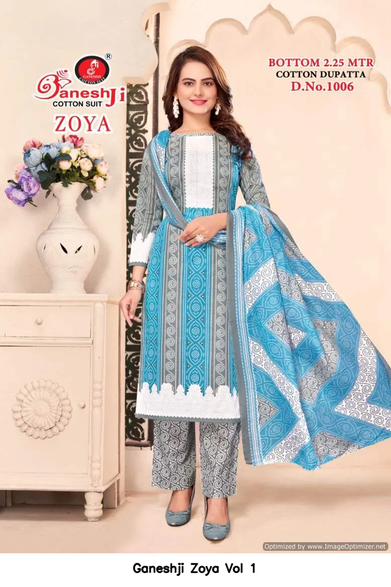 Ganeshji Zoya Vol 1 — Wholesale Dress Material, Ganeshji wholesale from Surat — view 8