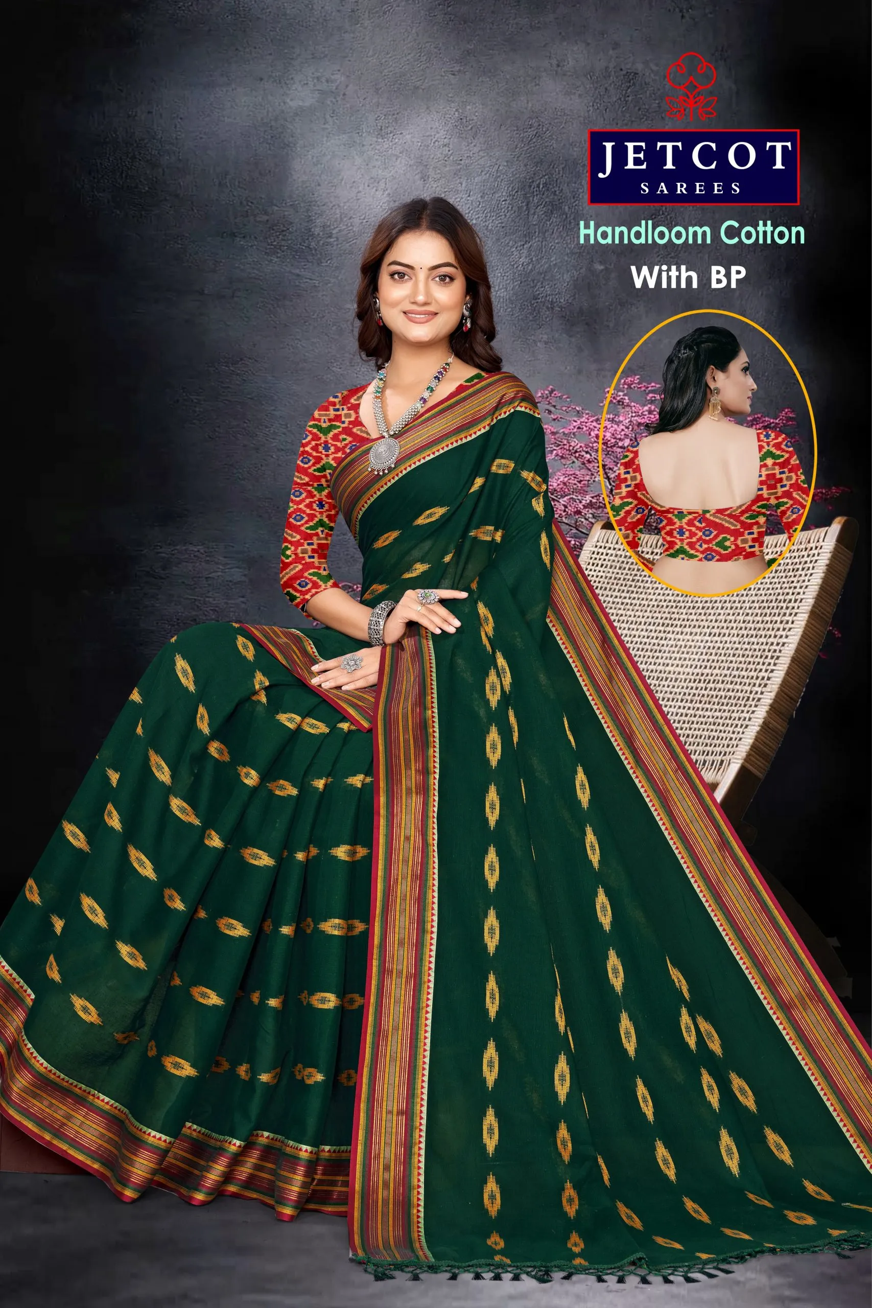 Handloom — Cotton Sarees Wholesale, Handloom wholesale from Surat — view 1