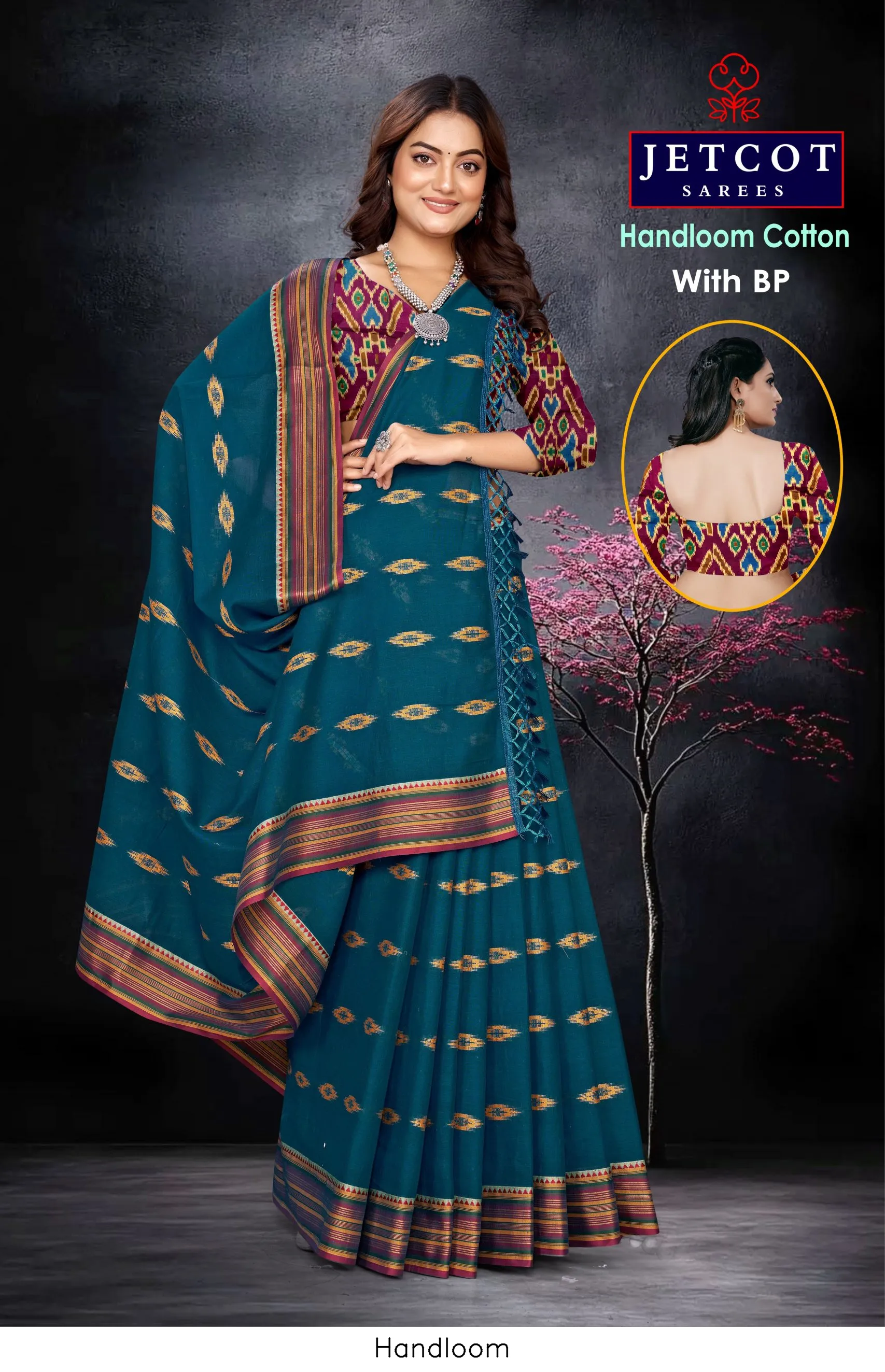 Handloom — Cotton Sarees Wholesale, Handloom wholesale from Surat — view 2