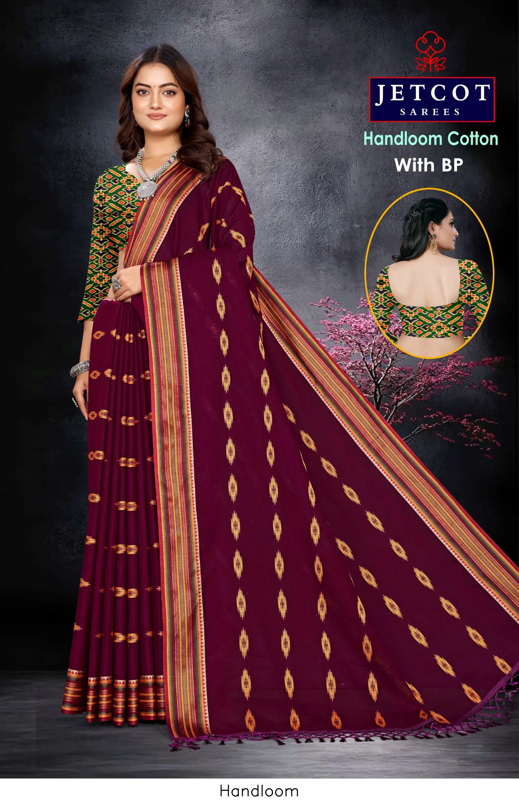 Handloom — Cotton Sarees Wholesale, Handloom wholesale from Surat — view 3