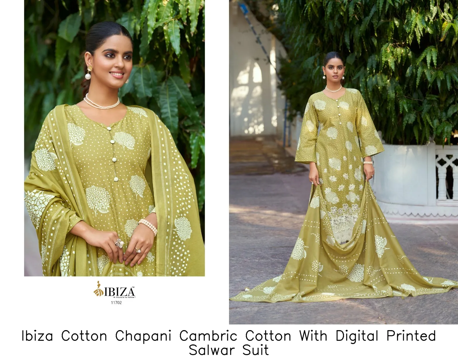 Ibiza Cotton Chapani Cambric Cotton With Digital Printed Salwar Suit — Wholesale Pakistani Suits, Ibiza wholesale from Surat - Gallery Image 7