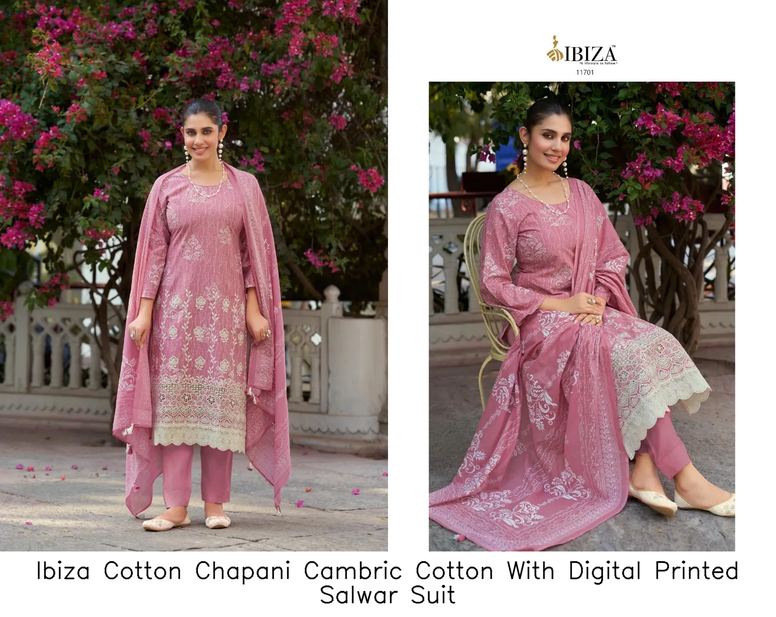 Ibiza Cotton Chapani Cambric Cotton With Digital Printed Salwar Suit — Wholesale Pakistani Suits, Ibiza wholesale from Surat - Gallery Image 8