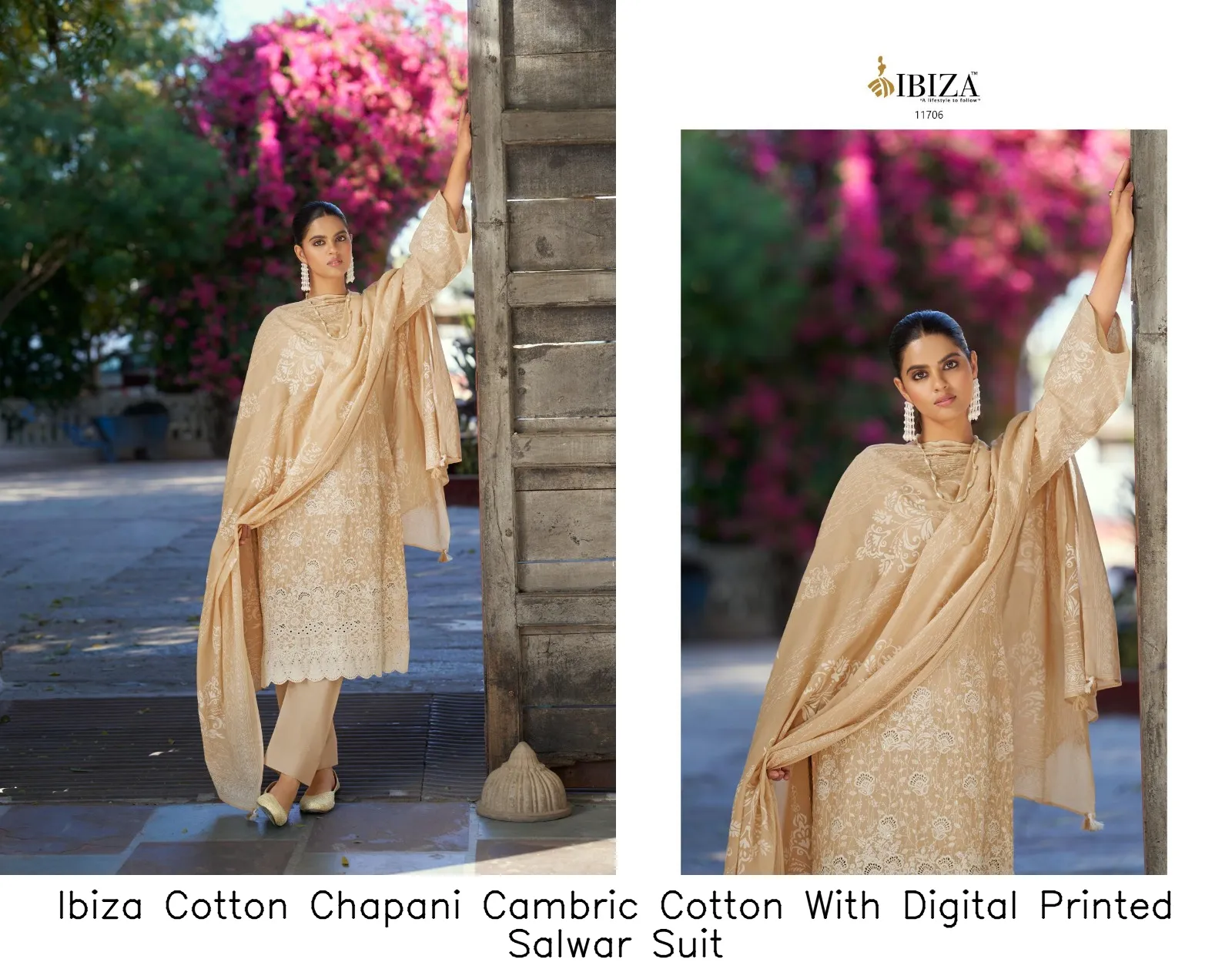 Ibiza Cotton Chapani Cambric Cotton With Digital Printed Salwar Suit — Wholesale Pakistani Suits, Ibiza wholesale from Surat - Gallery Image 9