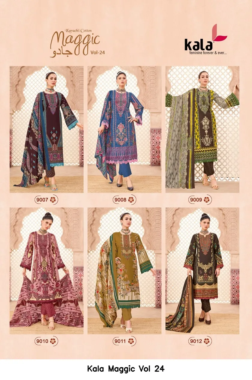 Kala Maggic Vol 24 — Wholesale Dress Material, kala wholesale from Surat — view 12