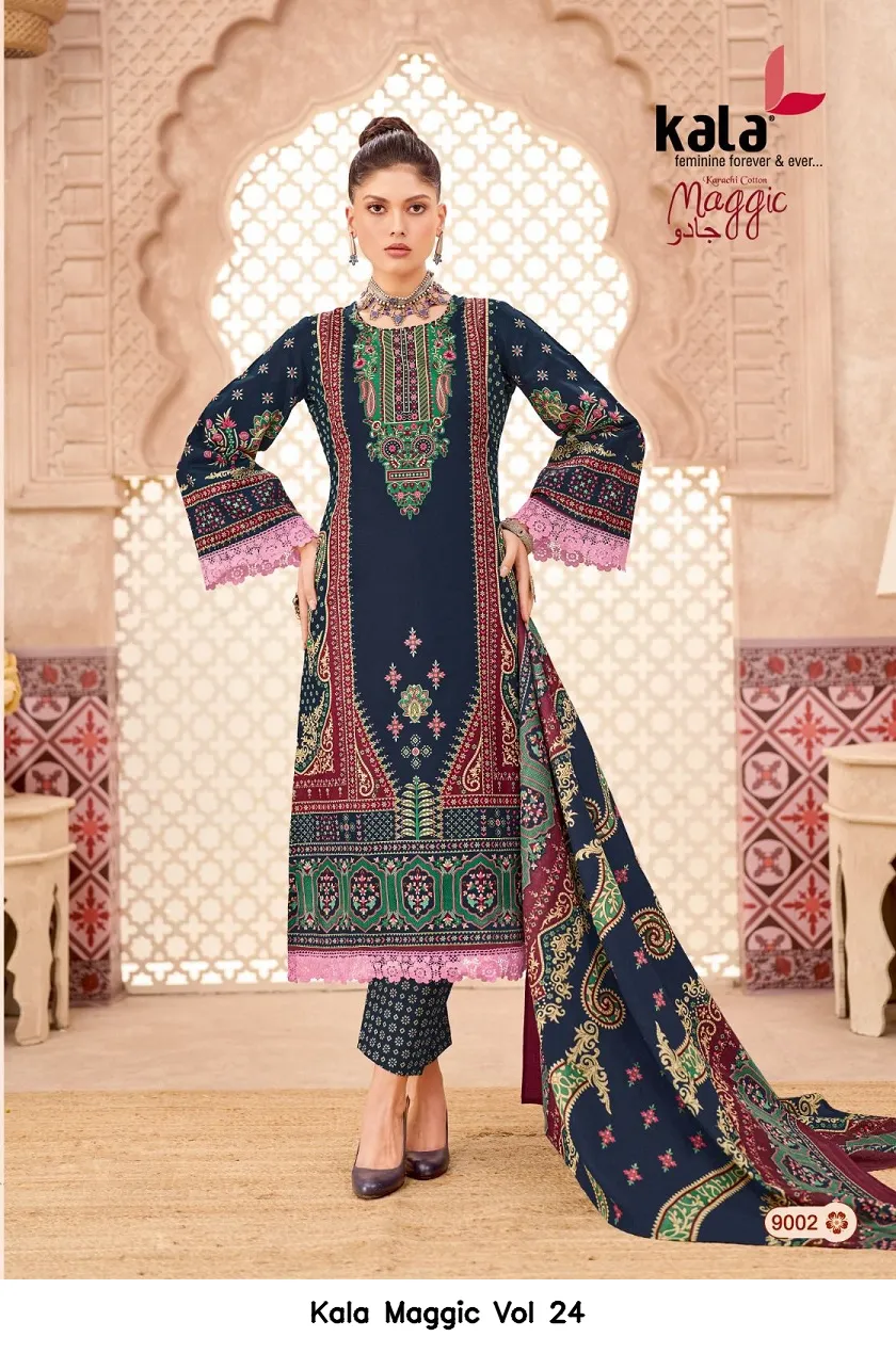 Kala Maggic Vol 24 — Wholesale Dress Material, kala wholesale from Surat — view 4