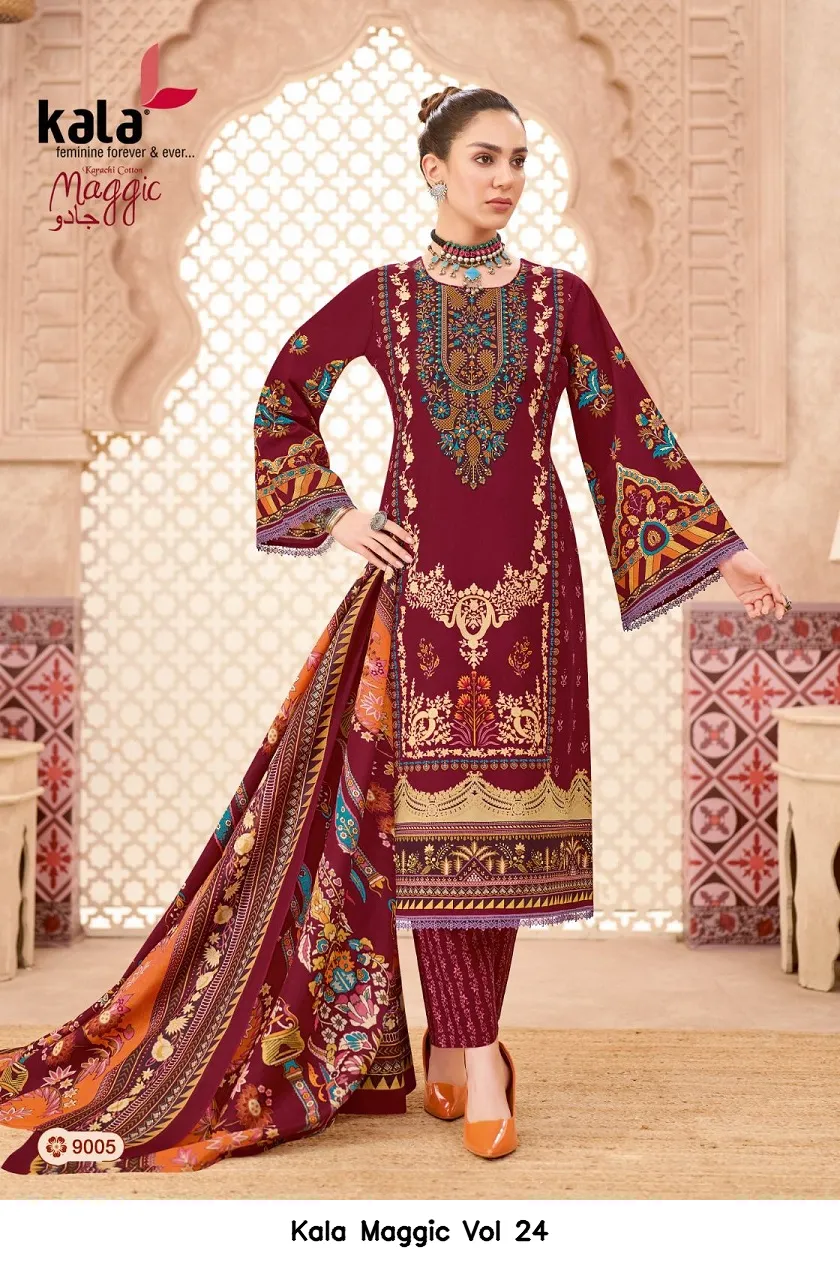 Kala Maggic Vol 24 — Wholesale Dress Material, kala wholesale from Surat — view 5