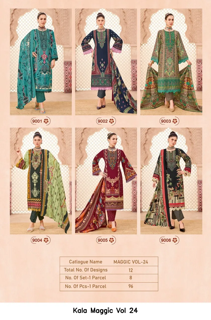 Kala Maggic Vol 24 — Wholesale Dress Material, kala wholesale from Surat — view 8