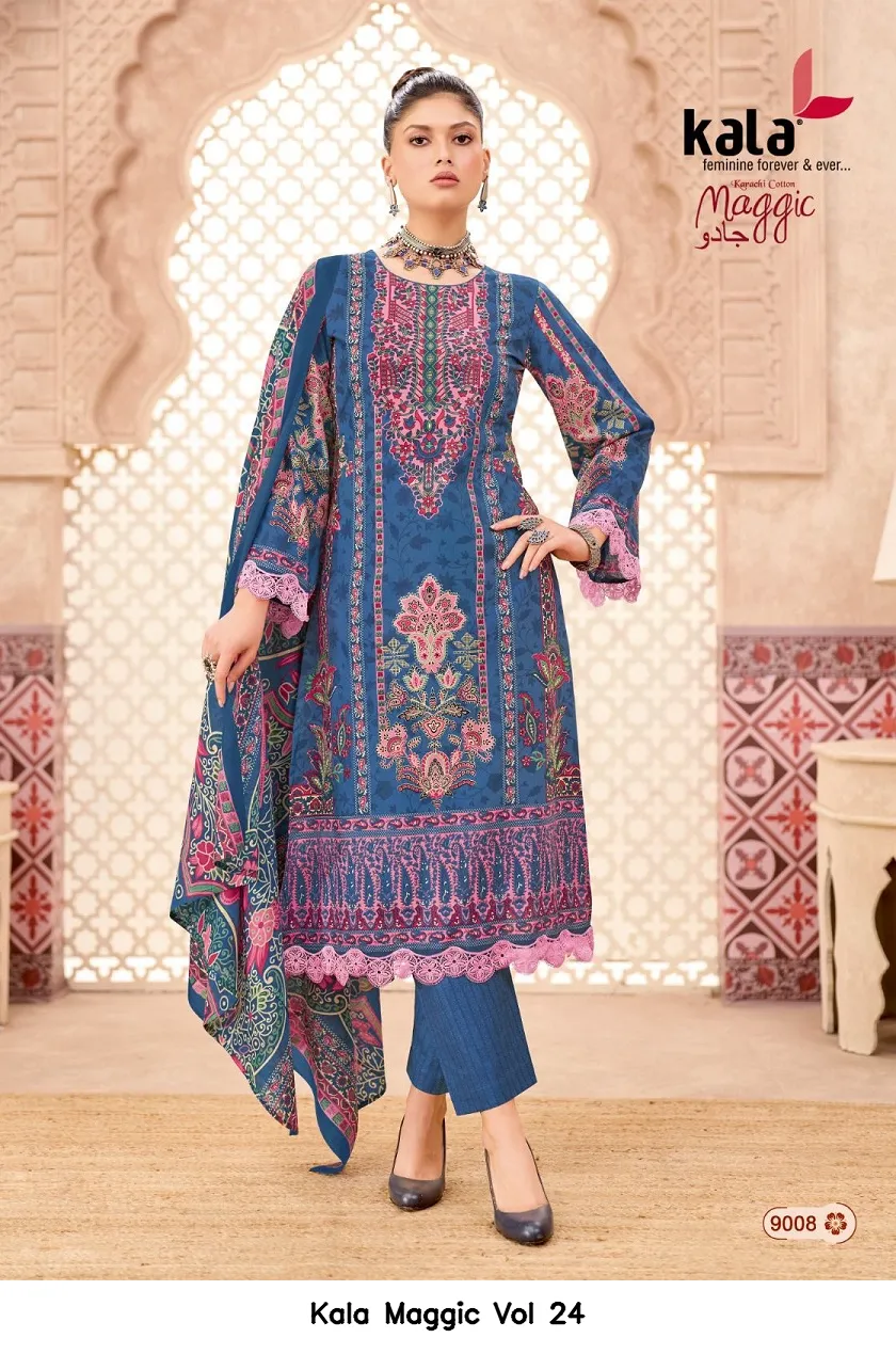 Kala Maggic Vol 24 — Wholesale Dress Material, kala wholesale from Surat — view 9