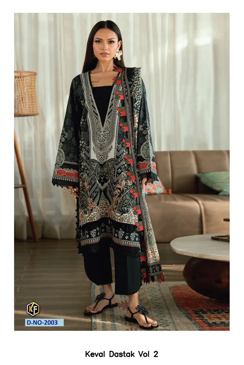 Keval Dastak Vol 2 — Wholesale Dress Material, Keval wholesale from Surat — view 2