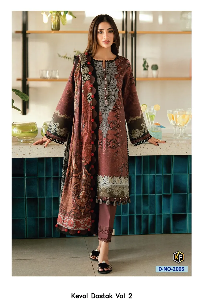 Keval Dastak Vol 2 — Wholesale Dress Material, Keval wholesale from Surat — view 4