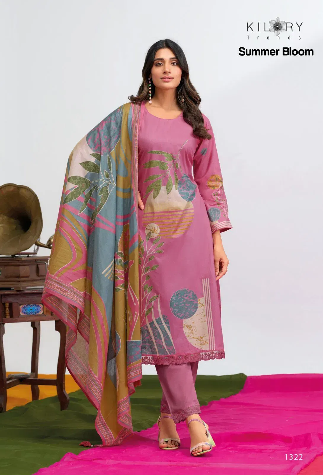 Kilory Summer Bloom — Wholesale Salwar Suits, Kilory Trends wholesale from Surat — view 1