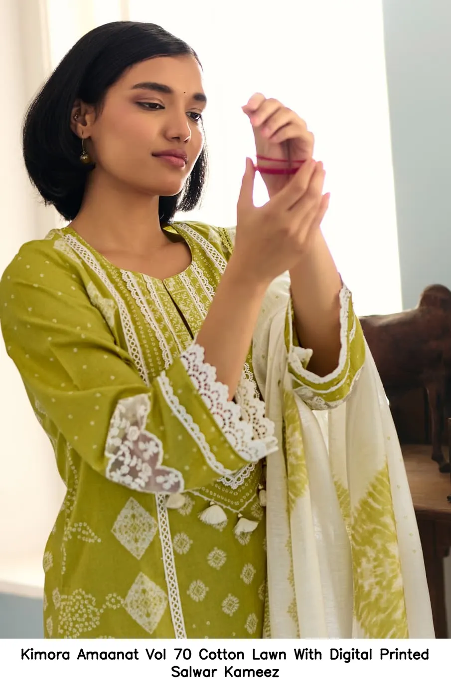 Kimora Amaanat Vol 70 Cotton Lawn With Digital Printed Salwar Kameez — Wholesale Salwar Suits, Kimora wholesale from Surat — view 8