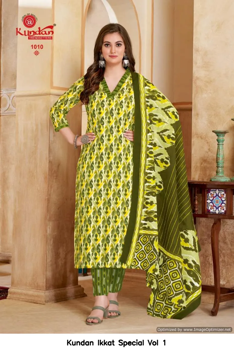 Kundan Ikkat Special Vol 1 — Wholesale Dress Material, Kundan wholesale from Surat — view 6