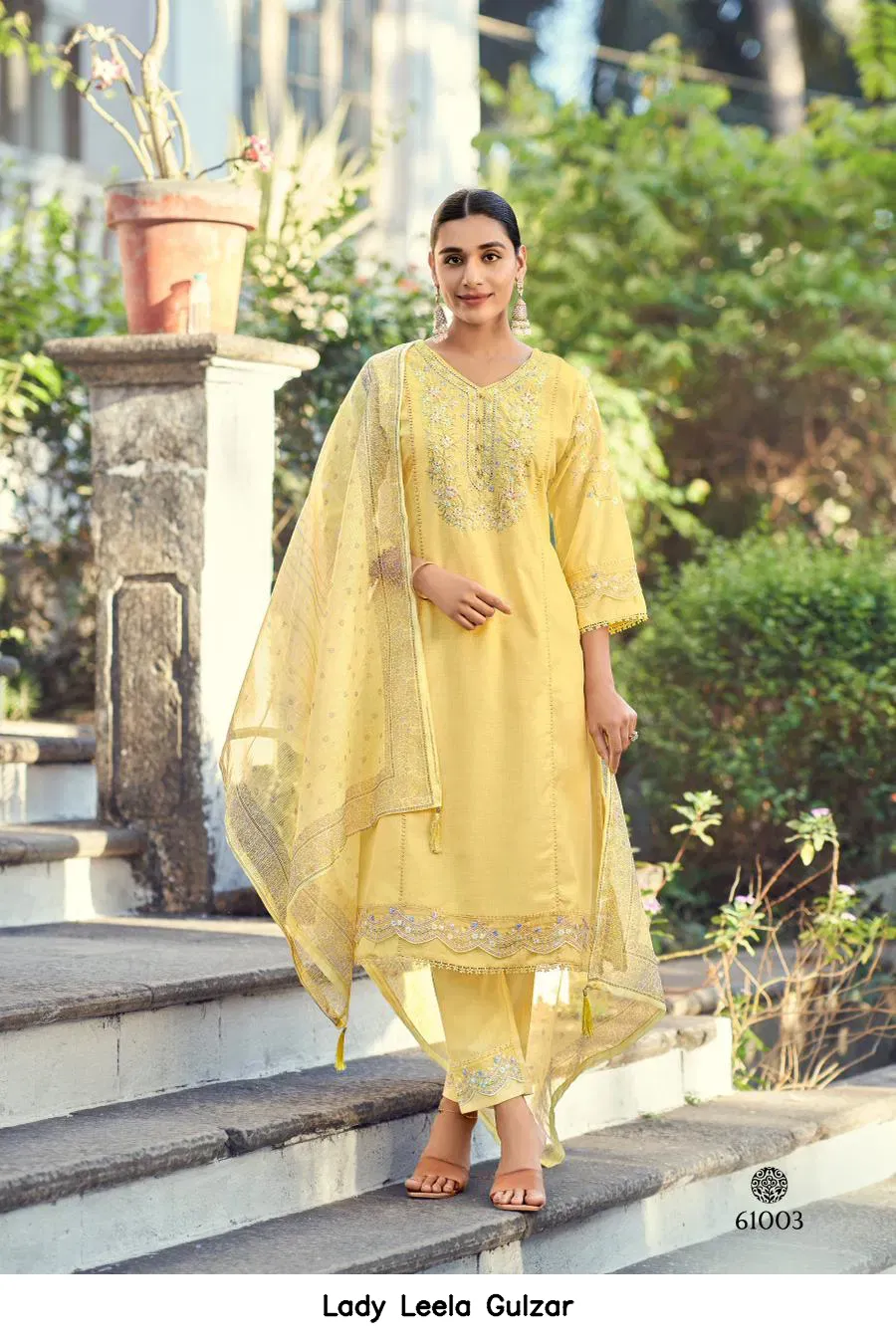 Lady Leela Gulzar — Wholesale Kurti With Bottom Dupatta, Lady Leela wholesale from Surat - Gallery Image 3