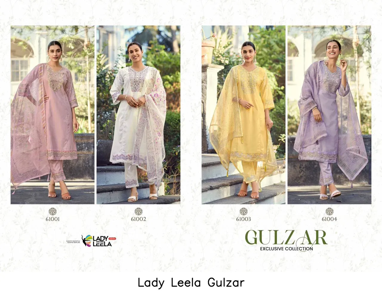 Lady Leela Gulzar — Wholesale Kurti With Bottom Dupatta, Lady Leela wholesale from Surat - Gallery Image 4