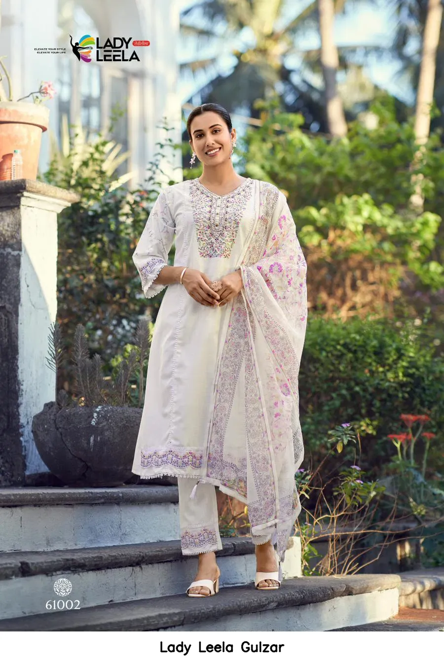 Lady Leela Gulzar — Wholesale Kurti With Bottom Dupatta, Lady Leela wholesale from Surat - Gallery Image 5