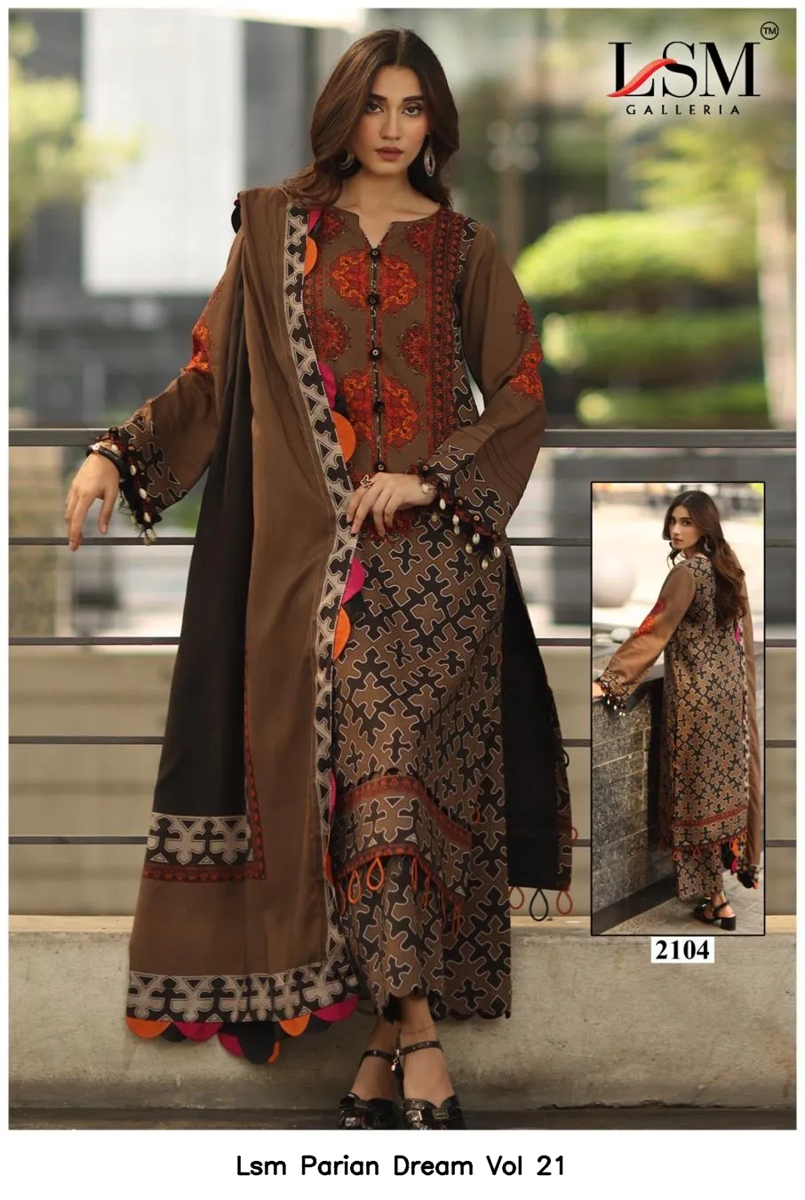 Lsm Parian Dream Vol 21 — Wholesale Dress Material, Lsm wholesale from Surat — view 2