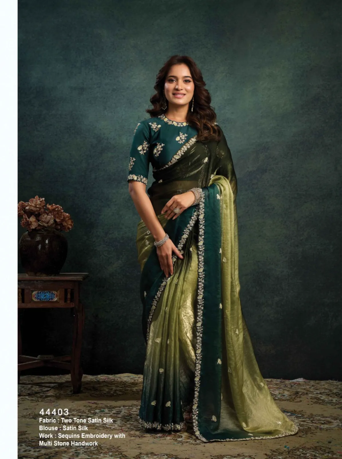 Norita 44400 Rasika Zari Organza Silk Saree Collection — Wholesale Sarees, Mahotsav wholesale from Surat - Gallery Image 7