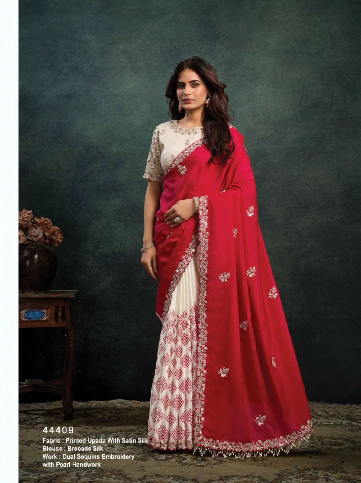 Norita 44400 Rasika Zari Organza Silk Saree Collection — Wholesale Sarees, Mahotsav wholesale from Surat - Gallery Image 5
