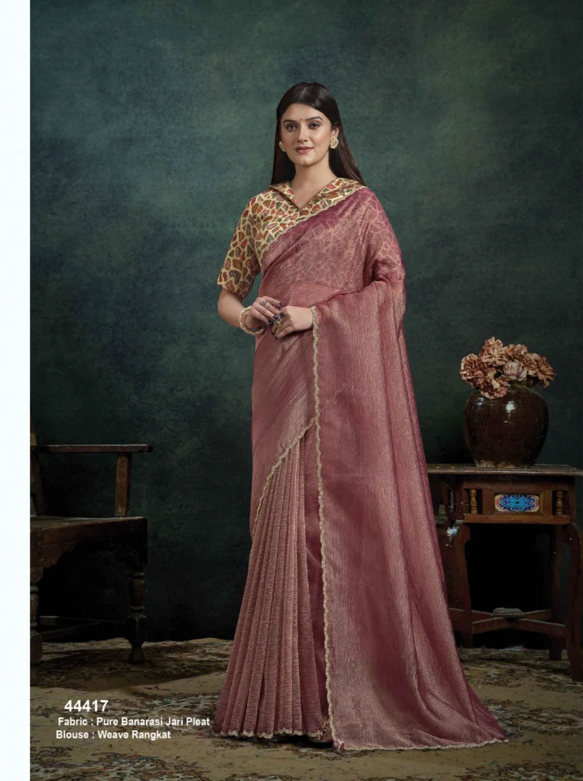 Norita 44400 Rasika Zari Organza Silk Saree Collection — Wholesale Sarees, Mahotsav wholesale from Surat - Gallery Image 3