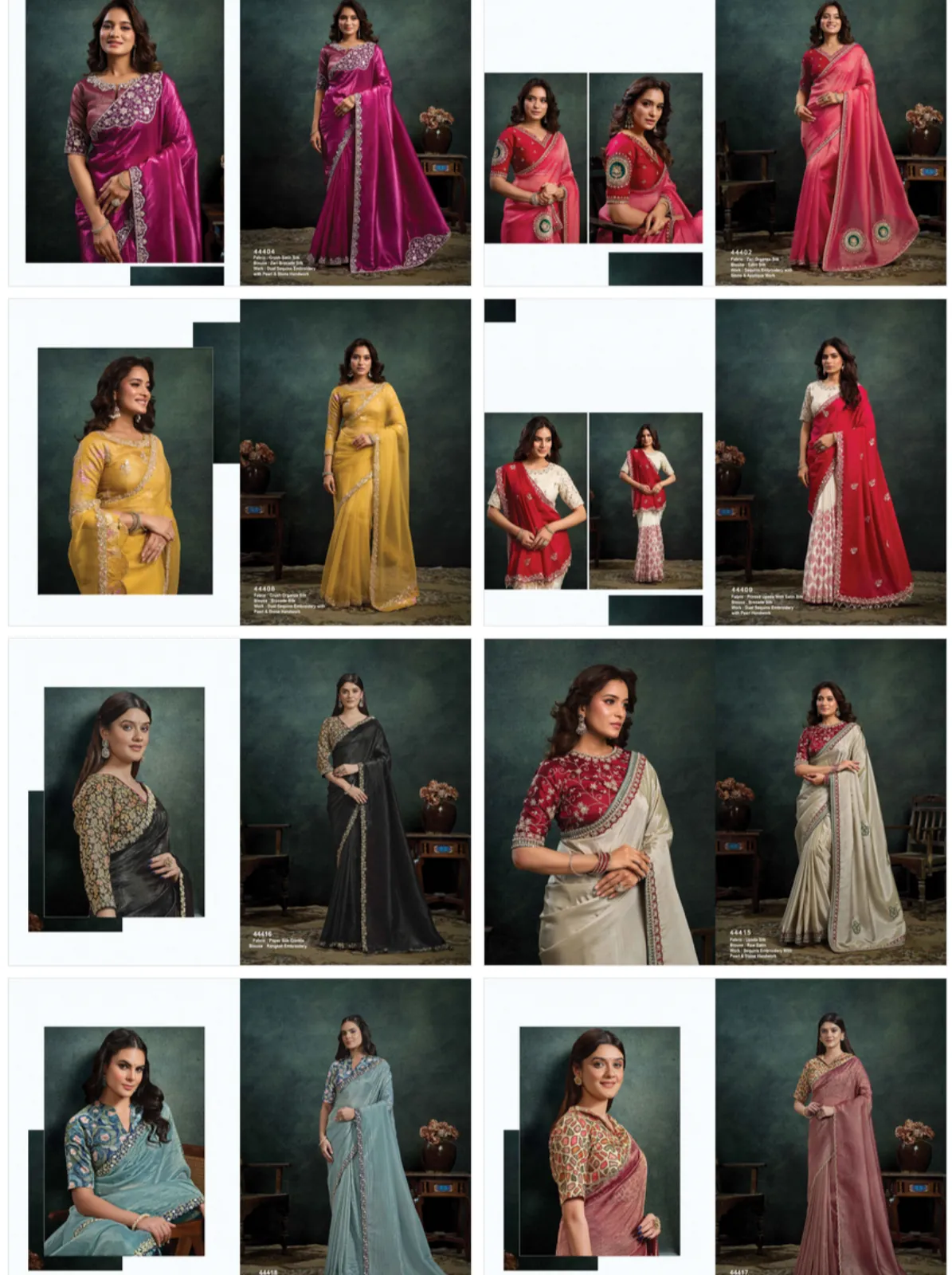 Norita 44400 Rasika Zari Organza Silk Saree Collection — Wholesale Sarees, Mahotsav wholesale from Surat - Gallery Image 13