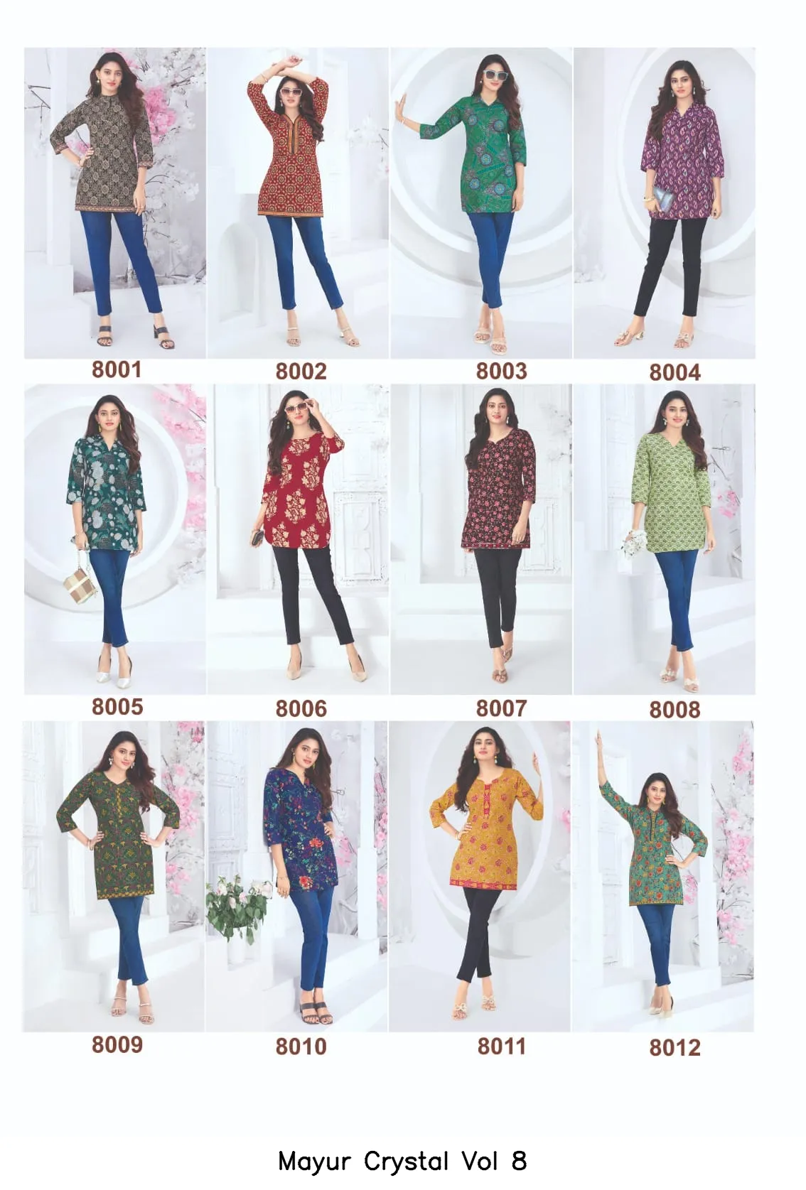 Mayur Crystal Vol 8 — Wholesale Dress Material, Mayur wholesale from Surat — view 14