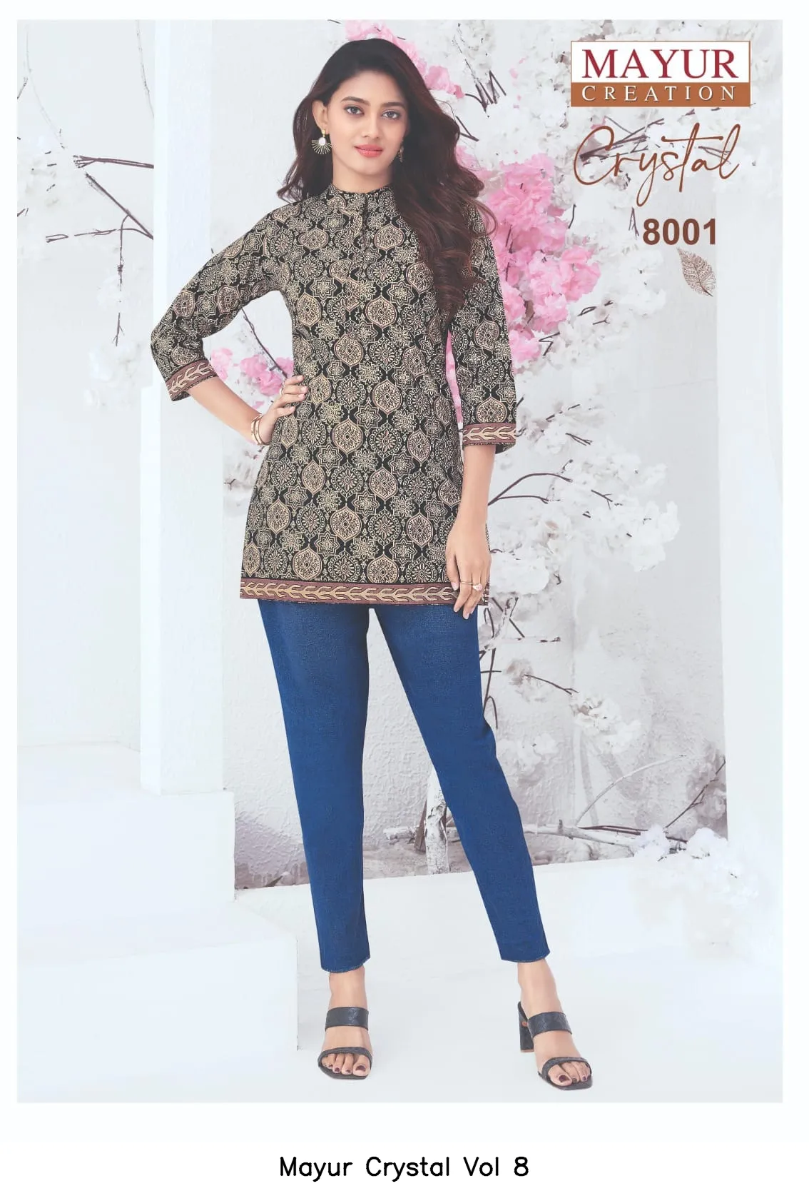 Mayur Crystal Vol 8 — Wholesale Dress Material, Mayur wholesale from Surat — view 2