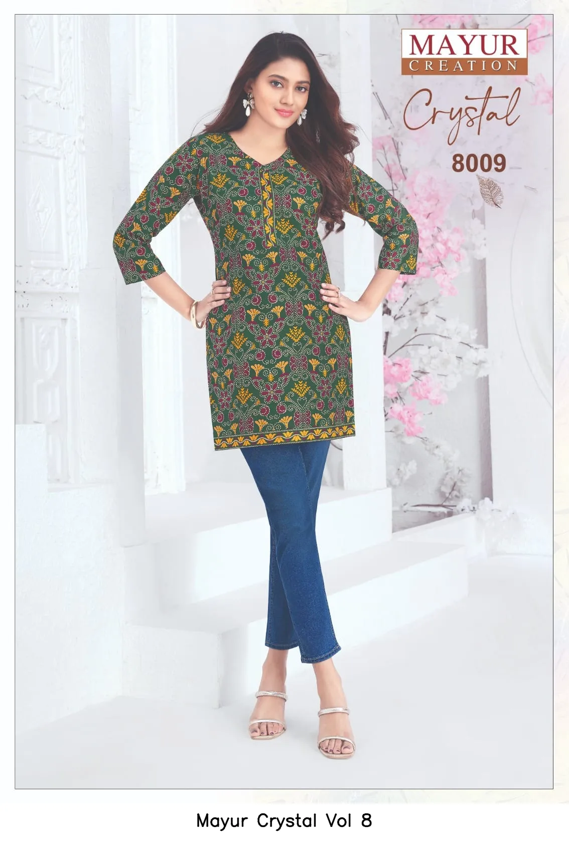 Mayur Crystal Vol 8 — Wholesale Dress Material, Mayur wholesale from Surat — view 4