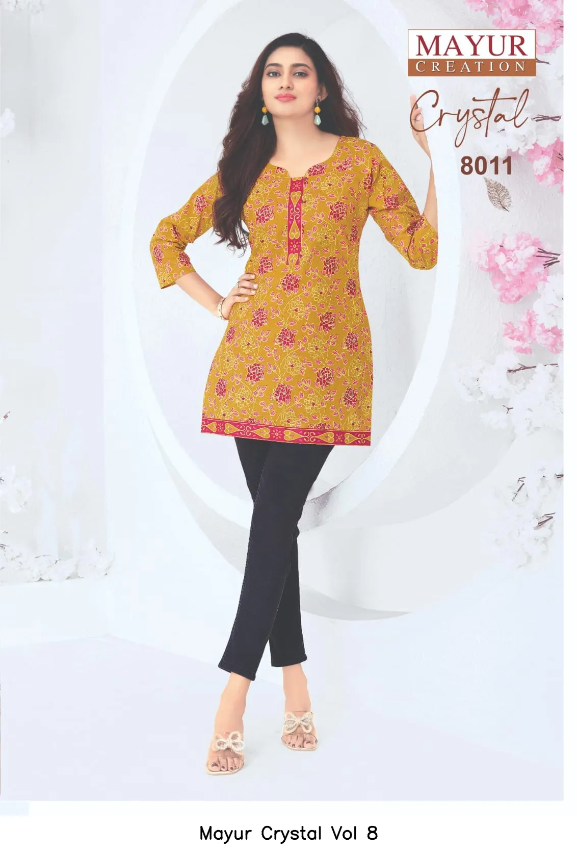 Mayur Crystal Vol 8 — Wholesale Dress Material, Mayur wholesale from Surat — view 5